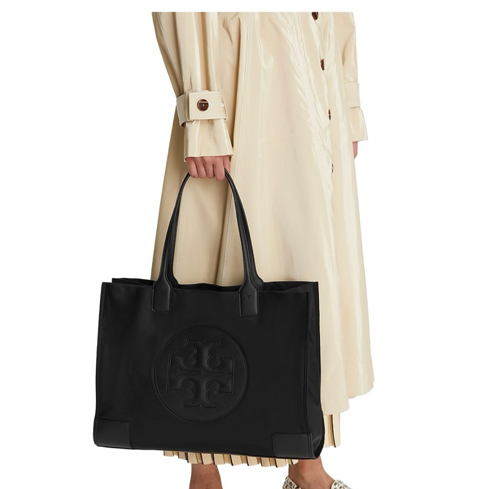 Tory Burch Ella Large Tote - Black